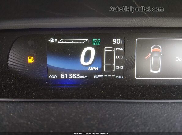 JTDBVRBD0JA005452 2018 TOYOTA MIRAI Blue უკანა სავარძლების ხედი