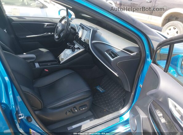 JTDBVRBD0JA005452 2018 TOYOTA MIRAI Blue წინა სალონის ხედი