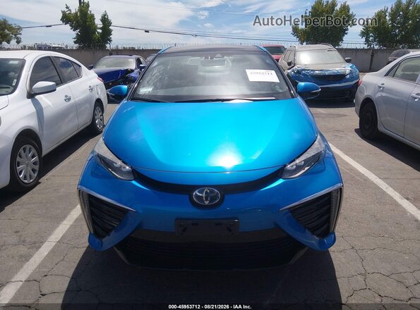 JTDBVRBD0JA005452 2018 TOYOTA MIRAI Blue ხელსაწყოთა პანელის ხედი