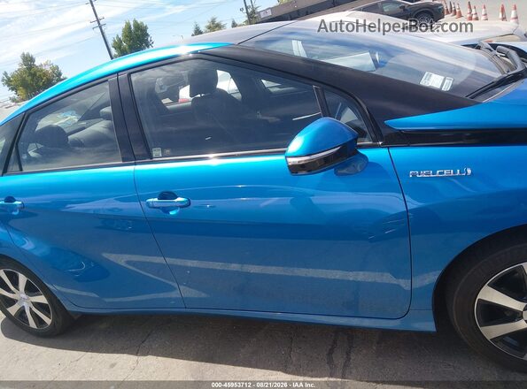 JTDBVRBD0JA005452 2018 TOYOTA MIRAI Blue უკანა სალონის ხედი