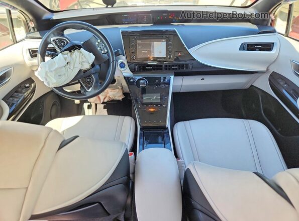 JTDBVRBD1KA007681 2019 TOYOTA MIRAI Red Vista del salpicadero