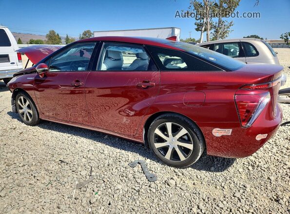JTDBVRBD1KA007681 2019 TOYOTA MIRAI Red Trasero izquierdo
