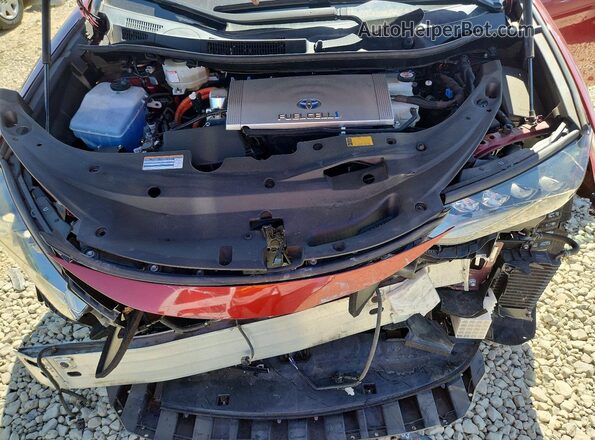 JTDBVRBD1KA007681 2019 TOYOTA MIRAI Red Vista interior trasera