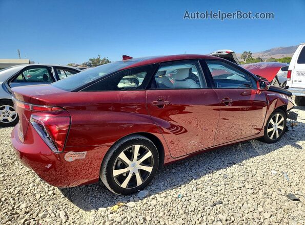 JTDBVRBD1KA007681 2019 TOYOTA MIRAI Red Trasero derecho