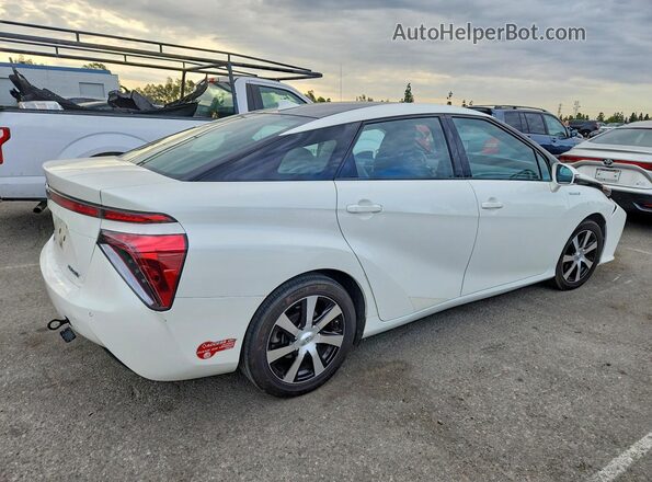 JTDBVRBD2GA000634 2016 TOYOTA MIRAI Белый Задняя правая четверть