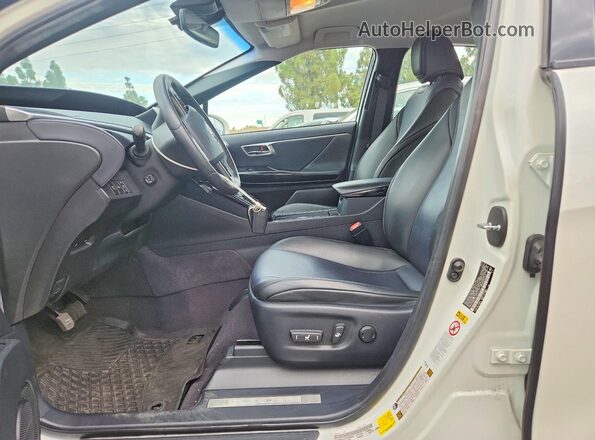 JTDBVRBD2GA000634 2016 TOYOTA MIRAI Белый Вид салона спереди