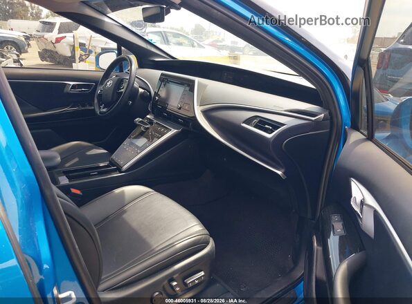JTDBVRBD3JA004246 2018 TOYOTA MIRAI Blue Widok wnętrza z przodu