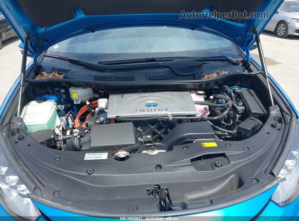 JTDBVRBD3JA004246 2018 TOYOTA MIRAI Blue Widok z tyłu