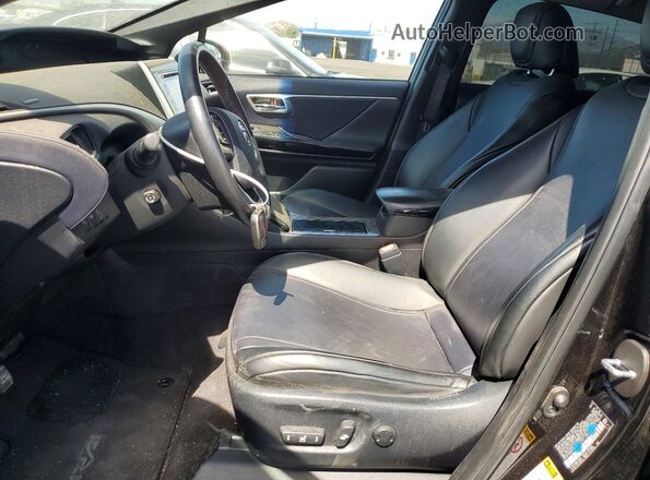JTDBVRBD8JA004713 2018 TOYOTA MIRAI Black წინა სალონის ხედი