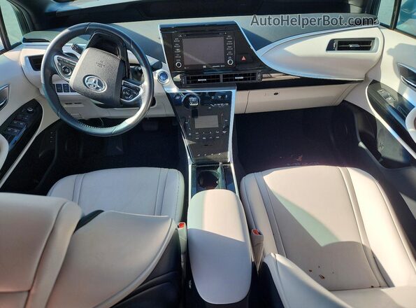 JTDBVRBD9JA004588 2018 TOYOTA MIRAI White Widok deski rozdzielczej