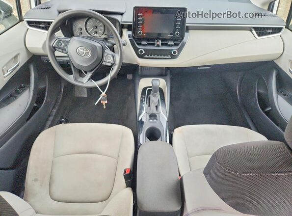JTDDPMAE3MJ173526 2021 TOYOTA COROLLA White Առջևի վահանակի տեսք