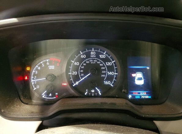 JTDDPMAE3MJ173526 2021 TOYOTA COROLLA White Սարքավորումների վահանակի տեսք