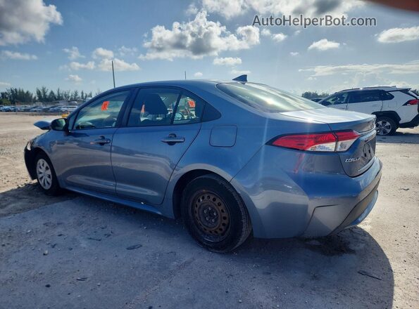 JTDDPMAEXMJ171983 2021 TOYOTA COROLLA Blue უკანა მარცხენა
