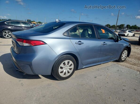 JTDDPMAEXMJ171983 2021 TOYOTA COROLLA Blue უკანა მარჯვენა