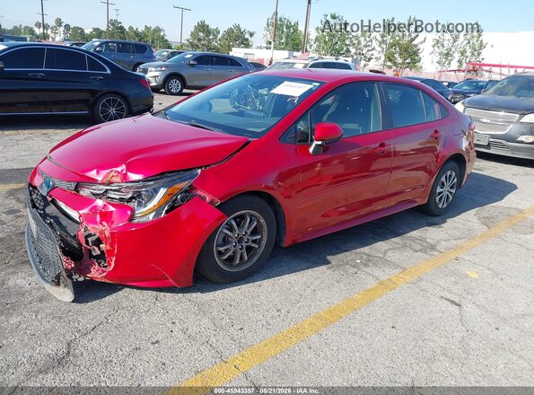 JTDEAMDE0MJ020331 2021 TOYOTA COROLLA Red Front left