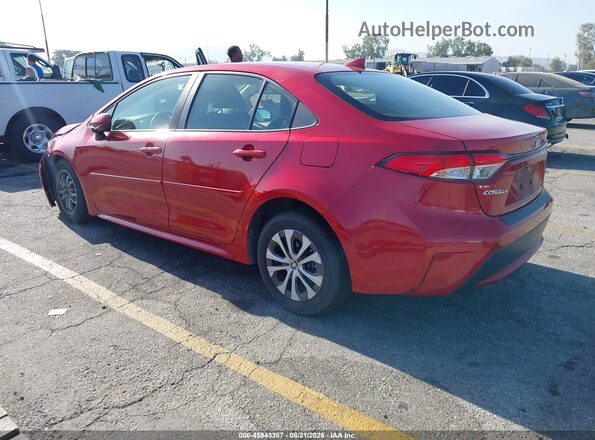 JTDEAMDE0MJ020331 2021 TOYOTA COROLLA Red Rear left
