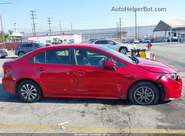 JTDEAMDE0MJ020331 2021 TOYOTA COROLLA Red 360 interior view