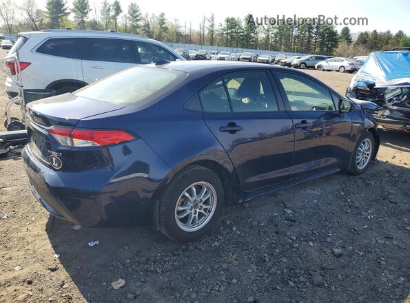 JTDEAMDE2MJ009752 2021 TOYOTA COROLLA Blue Trasero derecho