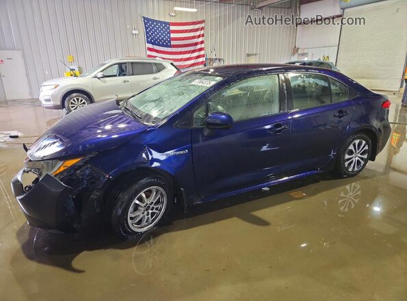 JTDEAMDE2MJ028124 2021 TOYOTA COROLLA Синий Задняя левая четверть