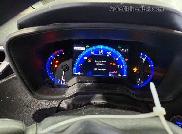 JTDEAMDE2MJ028124 2021 TOYOTA COROLLA Синий 
