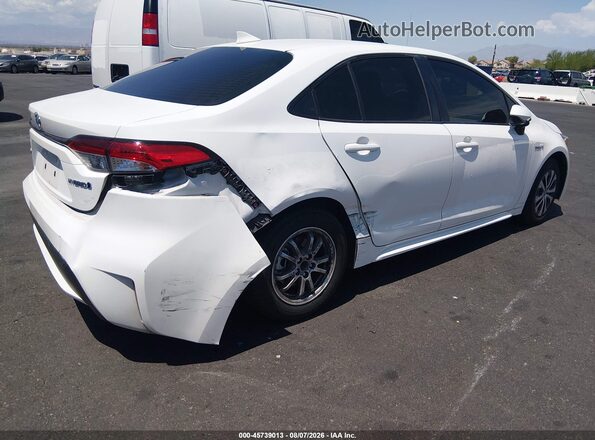 JTDEAMDE2MJ033694 2021 TOYOTA COROLLA White Trasero derecho