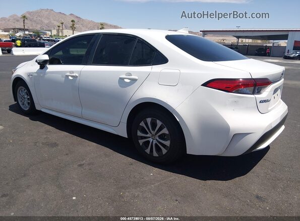 JTDEAMDE2MJ033694 2021 TOYOTA COROLLA White Trasero izquierdo