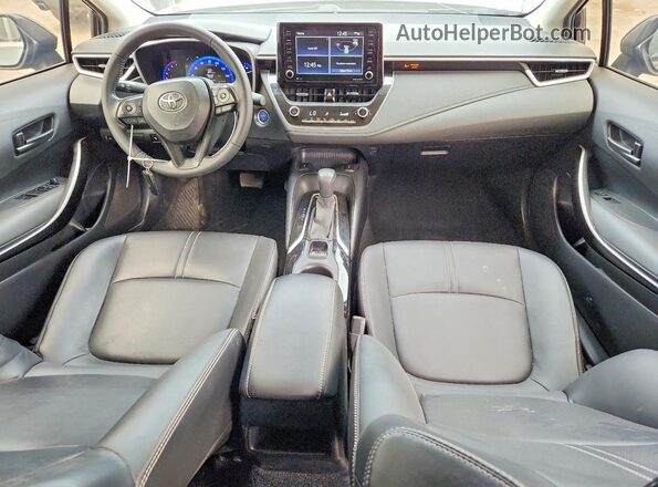 JTDEAMDE2NJ036712 2022 TOYOTA COROLLA Black წინა პანელის ხედი