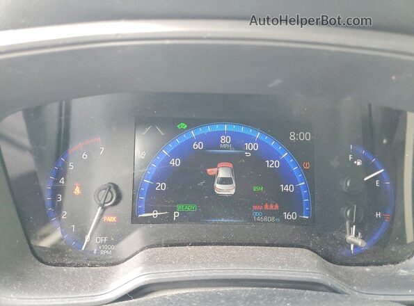 JTDEAMDE2NJ049122 2022 TOYOTA COROLLA Бордовый Вид щитка приборов