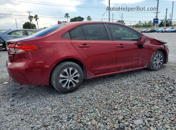 JTDEAMDE2NJ049122 2022 TOYOTA COROLLA Бордовый Задняя правая четверть