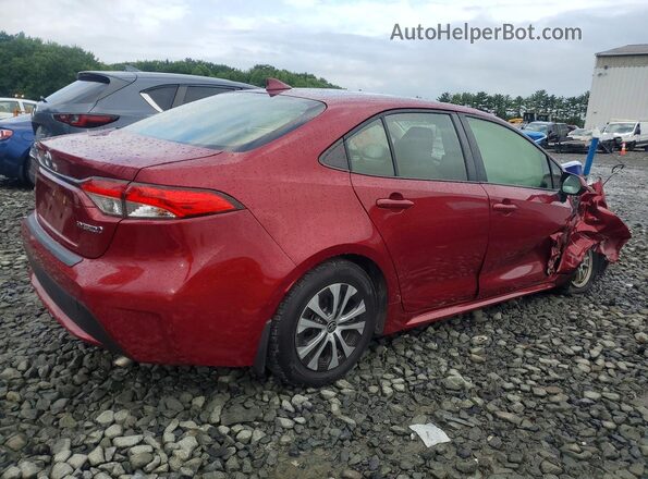 JTDEAMDE3NJ056080 2022 TOYOTA COROLLA Red Tył prawy