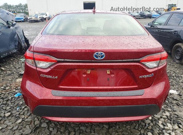 JTDEAMDE3NJ056080 2022 TOYOTA COROLLA Red Widok z tyłu