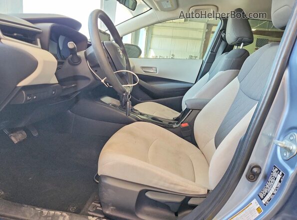 JTDEAMDE4MJ004665 2021 TOYOTA COROLLA Синий Вид салона спереди