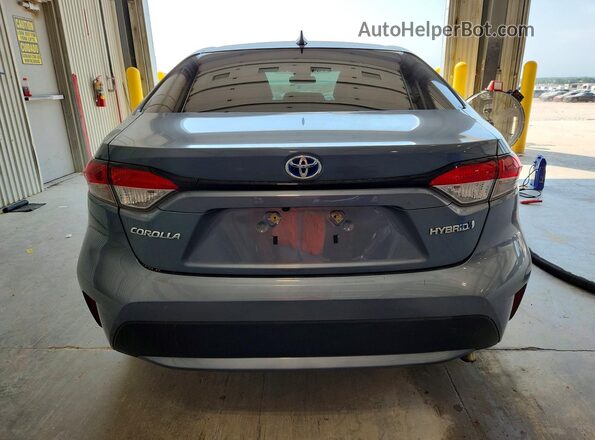 JTDEAMDE4MJ004665 2021 TOYOTA COROLLA Синий Вид сзади