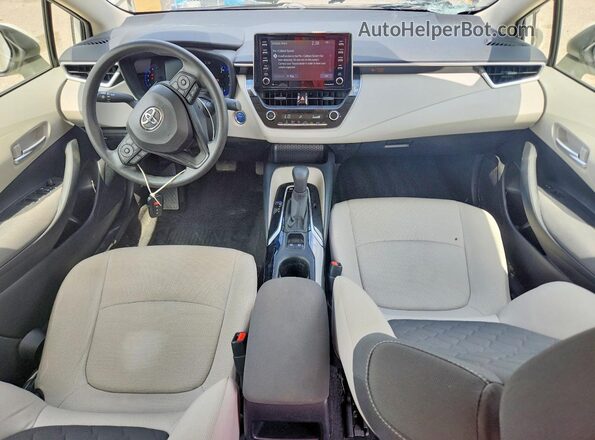 JTDEAMDE4MJ022728 2021 TOYOTA COROLLA White წინა პანელის ხედი