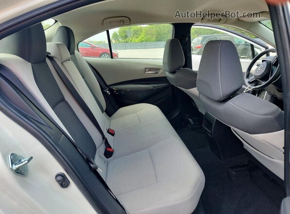JTDEAMDE4MJ022728 2021 TOYOTA COROLLA White უკანა სავარძლების ხედი