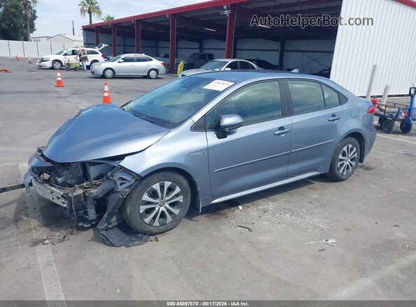 JTDEAMDE4MJ029419 2021 TOYOTA COROLLA Blue Vista tres cuartos delantera izquierda