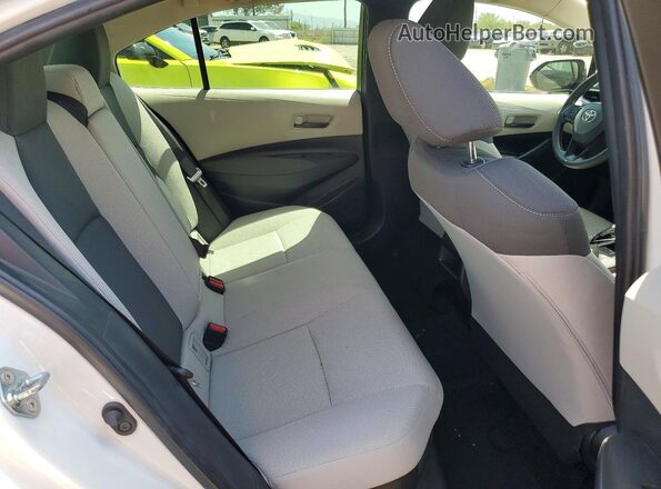 JTDEAMDE4N3011797 2022 TOYOTA COROLLA White უკანა სავარძლების ხედი