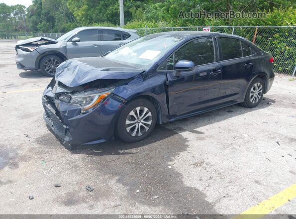 JTDEAMDE4NJ047128 2022 TOYOTA COROLLA Blue Առջևի ձախ երեք քառորդ տեսարան