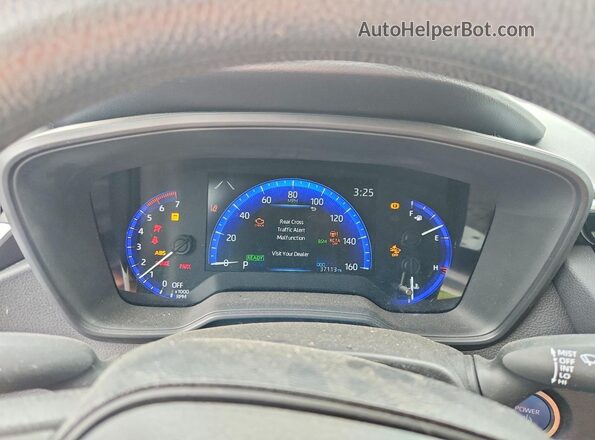 JTDEAMDE5MJ014170 2021 TOYOTA COROLLA White Instrument cluster view