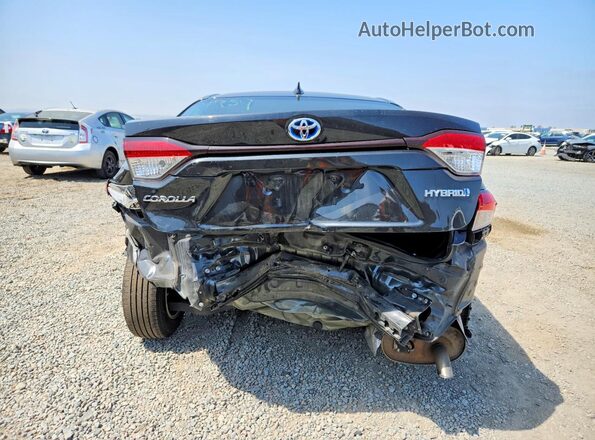JTDEAMDE5MJ014959 2021 TOYOTA COROLLA Black Вид ззаду