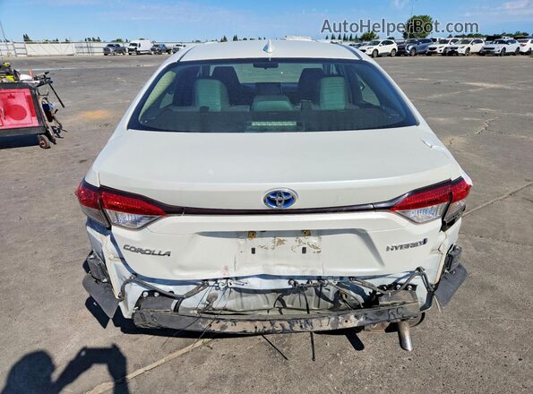 JTDEAMDE5MJ032166 2021 TOYOTA COROLLA White Հետևի տեսք