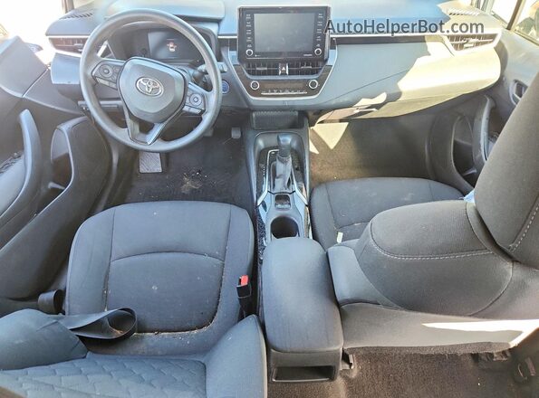 JTDEAMDE6NJ048703 2022 TOYOTA COROLLA Silver წინა პანელის ხედი