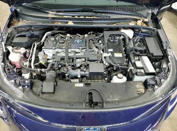 JTDEAMDE6NJ060964 2022 TOYOTA COROLLA Blue Սալոնի հետևի տեսք