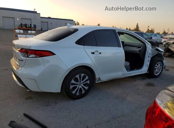 JTDEAMDE7MJ009536 2021 TOYOTA COROLLA White Задня права чверть
