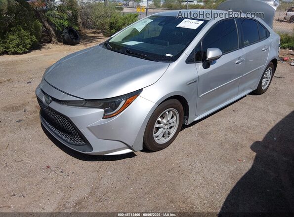 JTDEAMDE8MJ005172 2021 TOYOTA COROLLA Silver Vista tres cuartos delantera izquierda