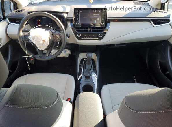 JTDEAMDE8MJ022683 2021 TOYOTA COROLLA Белый Вид панели приборов
