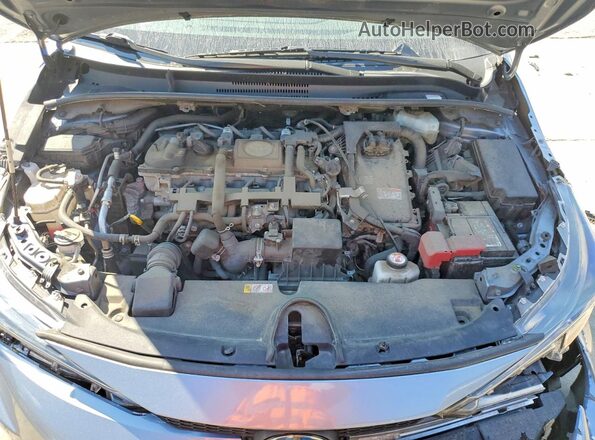JTDEAMDEXMJ027318 2021 TOYOTA COROLLA Silver უკანა სალონის ხედი