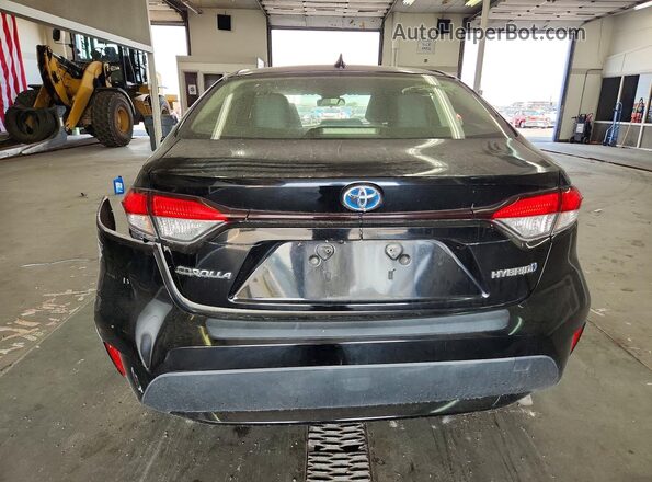 JTDEBRBE2LJ016843 2020 TOYOTA COROLLA Black Widok z tyłu