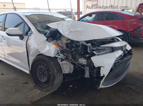JTDEPMAE0MJ156526 2021 TOYOTA COROLLA White Դիմացի տեսք