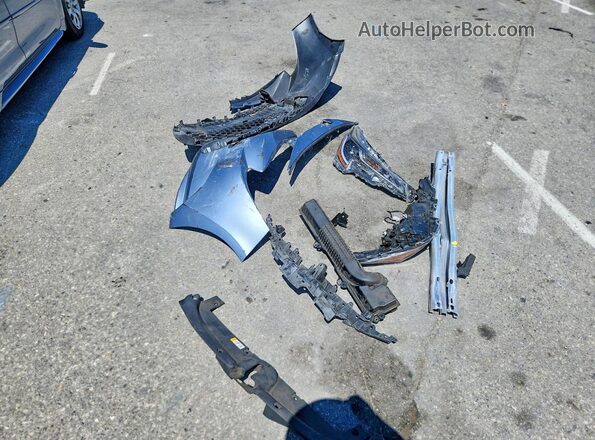 JTDEPMAE0MJ164609 2021 TOYOTA COROLLA Blue Vista del compartimento del motor